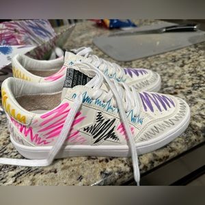Vintage Havana Scribble Sneakers (8.5)